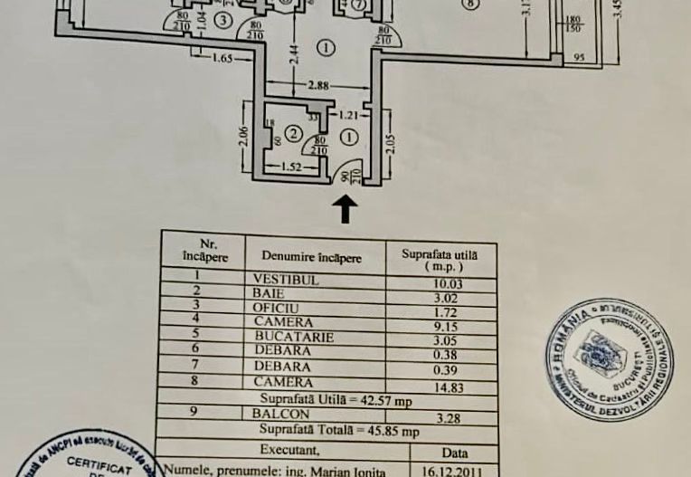 Apartament 2 camere | Tei - Poză 3