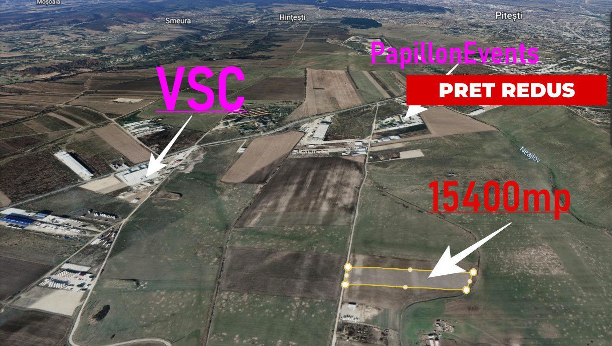 Vanzare Teren Industrial Zona Papillon Albota - Poză 2