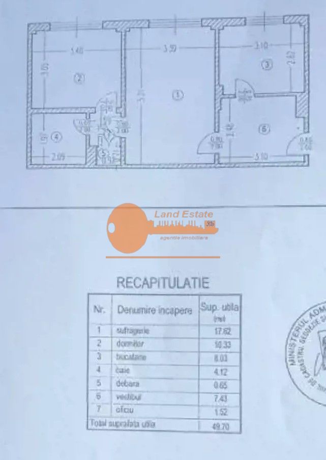 2 caamere la 150m de Metrou Lujerului - Schiță 5