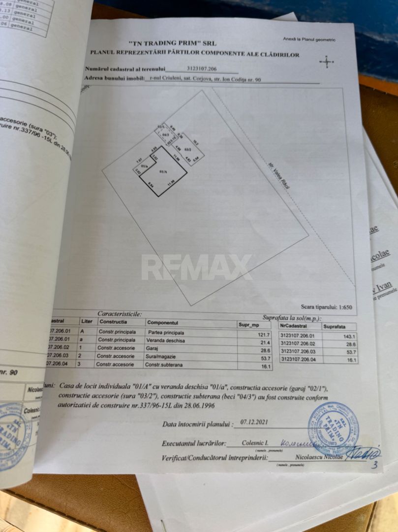 Casă individuală cu teren sat Corjova,  Criuleni - Schiță 15