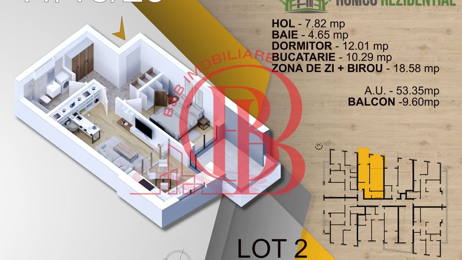 2 camere-panouri solare -tehnologie  NovingAIR parcare bonus - Schiță 9