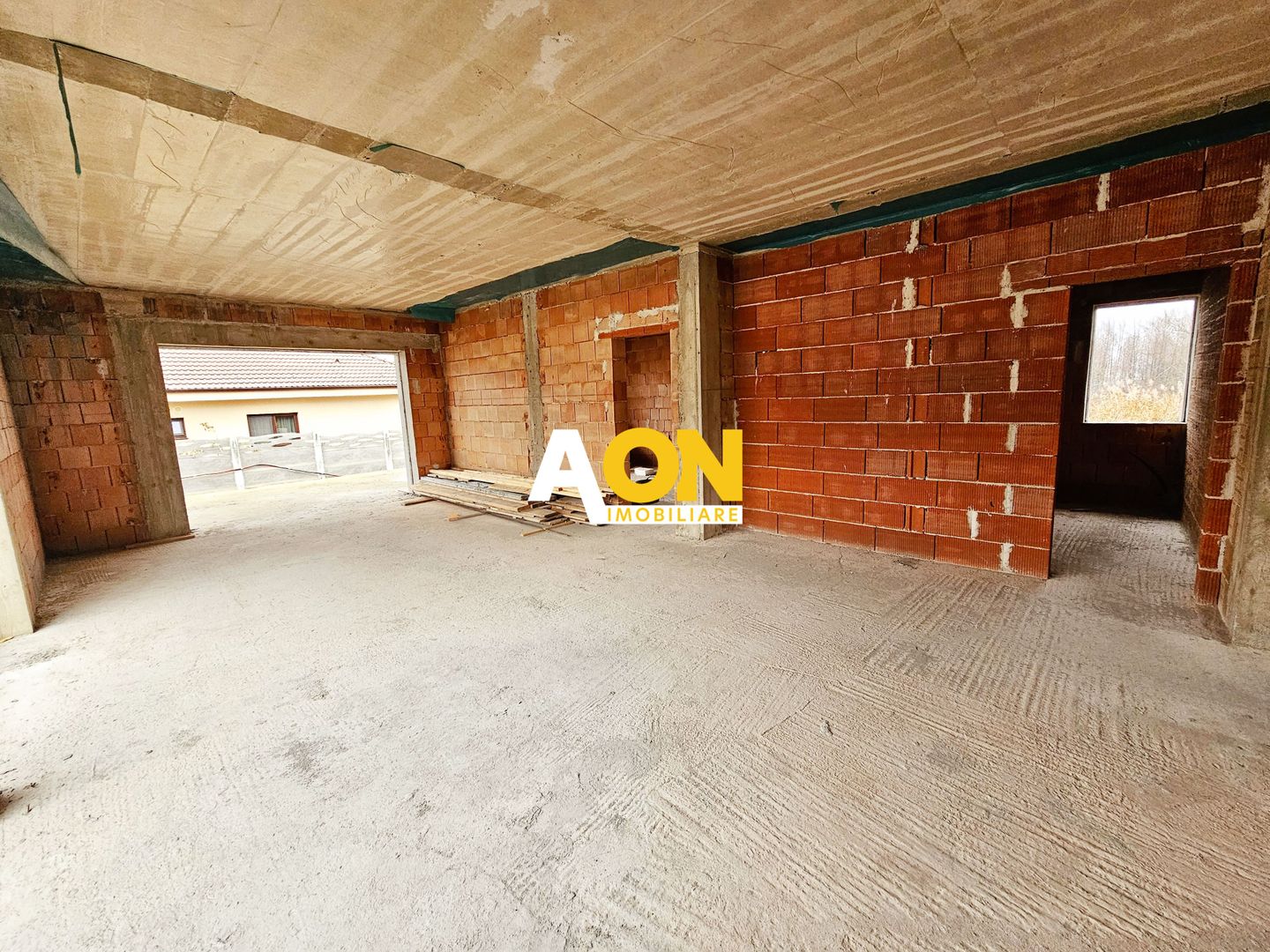 Casa nouă 123 mp utili, semifinisată, 535 mp teren, pod mansardabil - Poză 4