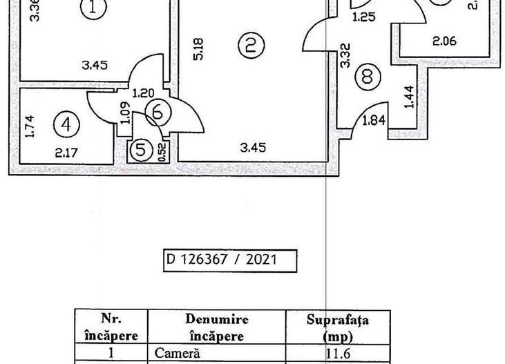 Apartament superb 2 camere Mihalache -1 MAI, renovat și utilat complet,59 mp. - Poză 15
