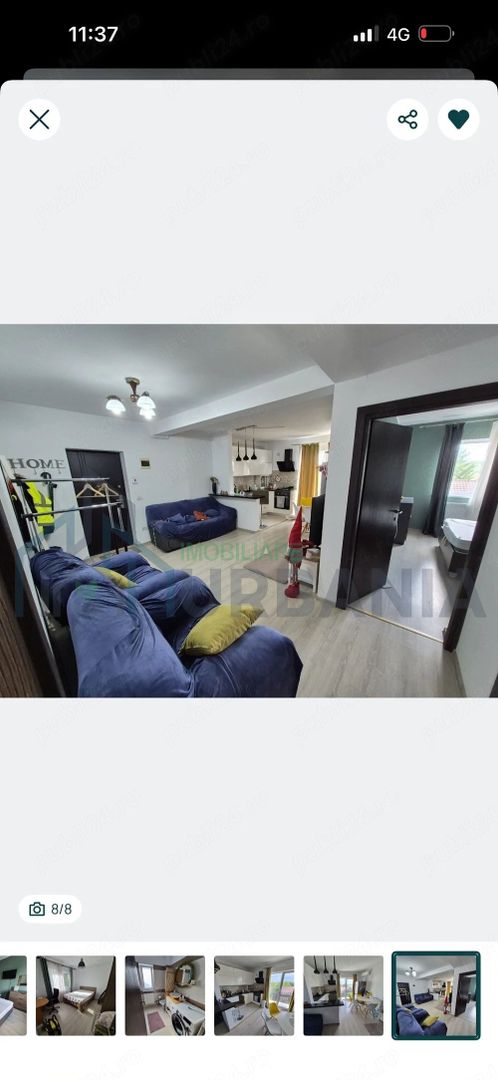 Apartament 3 camere complet mobilat, CCR Residence, Valea Lupului, Iași - Poză 3