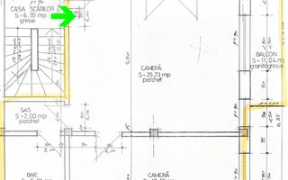Comision 0! Apartament 2 camere + balcon 11 mp + parcare - Schiță 14