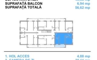 Apartament 2 camere, 56mp, 94.654 euro - Iasi-Bucium - Poză 7