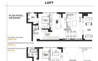 Loft premium LongIsland NY - 200,62 mp - Floreasca - Poză 8