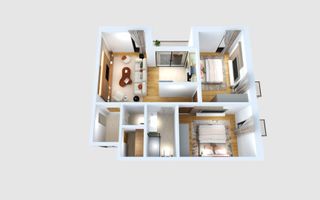 Apartament 3 camere | 62 mp | Etaj 1 | Bloc Nou 2026 | Cetate - Poză 4