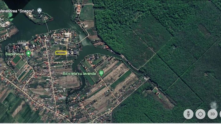 Super locatie ! Silistea Snagovului, 6.083 mp. teren cu deschidere de 44 ml. - Poză 2