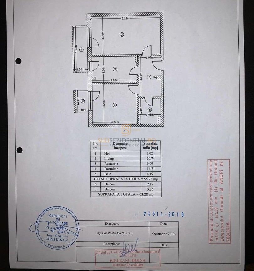 Apartament 2 camere premium, Parcare inclusa, Kristal Metalurgiei - Schiță 11