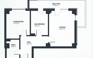Apartament 2 camere, tip 3, direct dezvoltator, fara comision Tatarasi - Poză 3