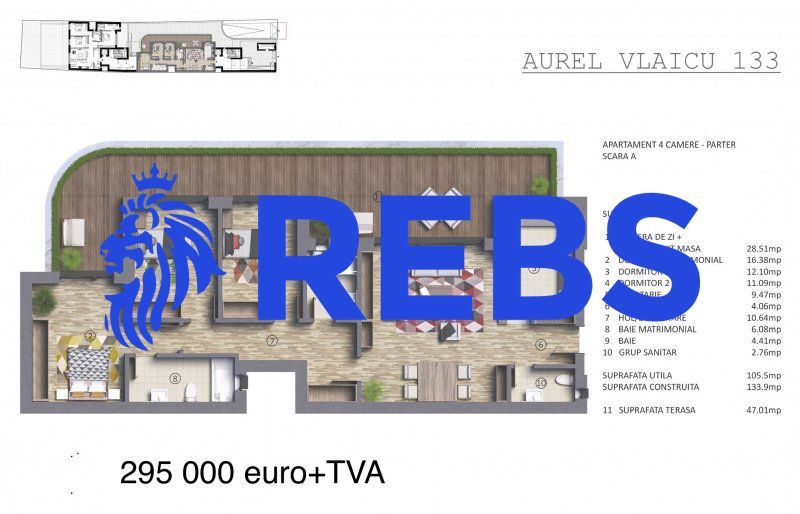 Apartament 4 camere Polona | Aurel Vlaicu  - Poză 9