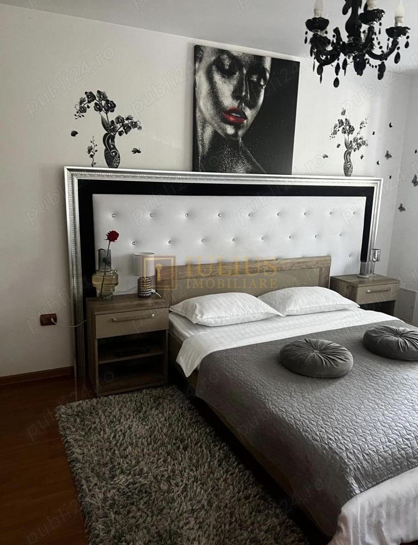 Central ,3 camere  , 2 dormitoare 2 bai , living cu bucatarie open  space - Poză 4