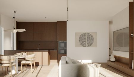 Apartament 4 camere cu terasă de 45.55 mp