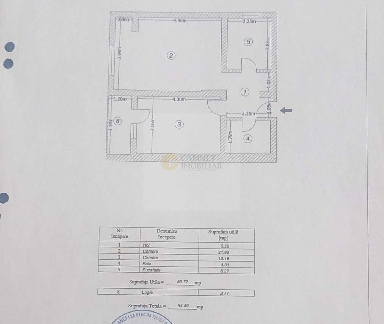 2 Camere - 55MP | Decomandat | 2013 | Parcare | M Gorjului la 6 minute - Schiță 8