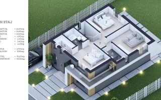 Vila 5 camere, str Sperantei, teren 410 mp - Comuna Berceni - Poză 7