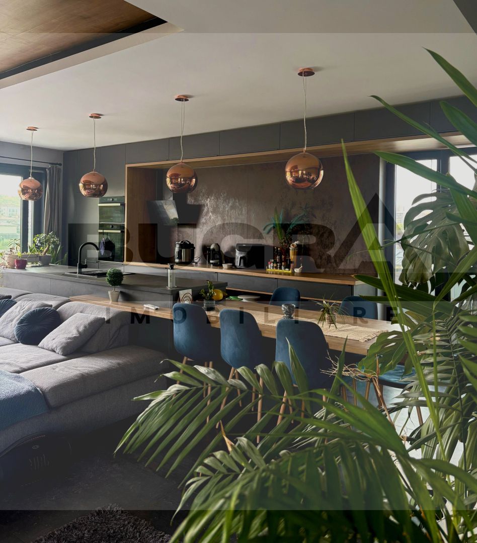 Penthouse ultrafinisat 120mp, 2 parcari, terasa 45mp, cartier Borhanci - Poză 2