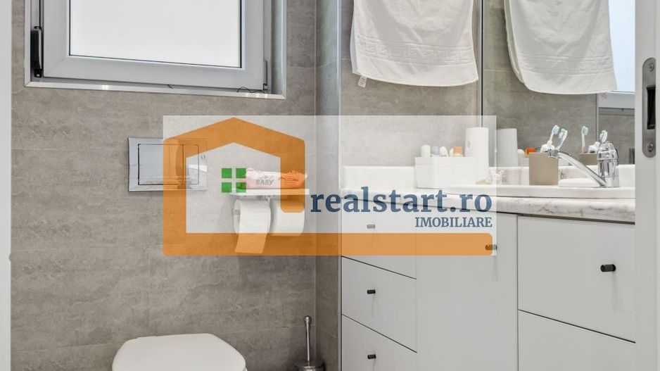 Parter Inalt, Terasa 38 mp vedere parc, mobilat si utilat premium - Poză 13