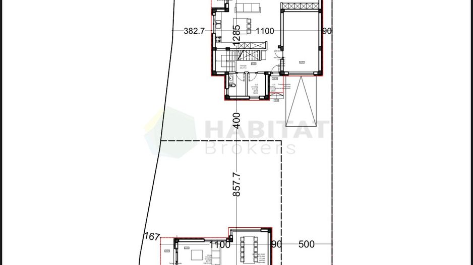 Teren central cu Autorizație de construire pt 2 vile - Poză 2