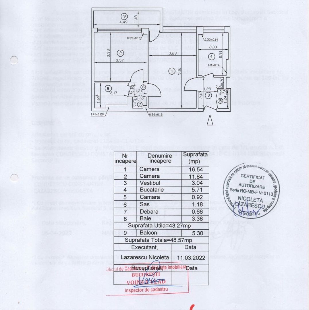 Ap cu 2 camere 49 mp - Piata Muncii - mobilat/utilat! - Poză 12