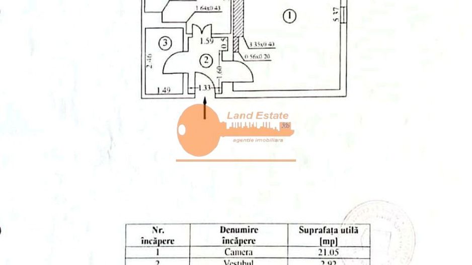 Garsoniera in zona Mircea Voda - 7 minute de Metrou Timpuri Noi - Poză 8