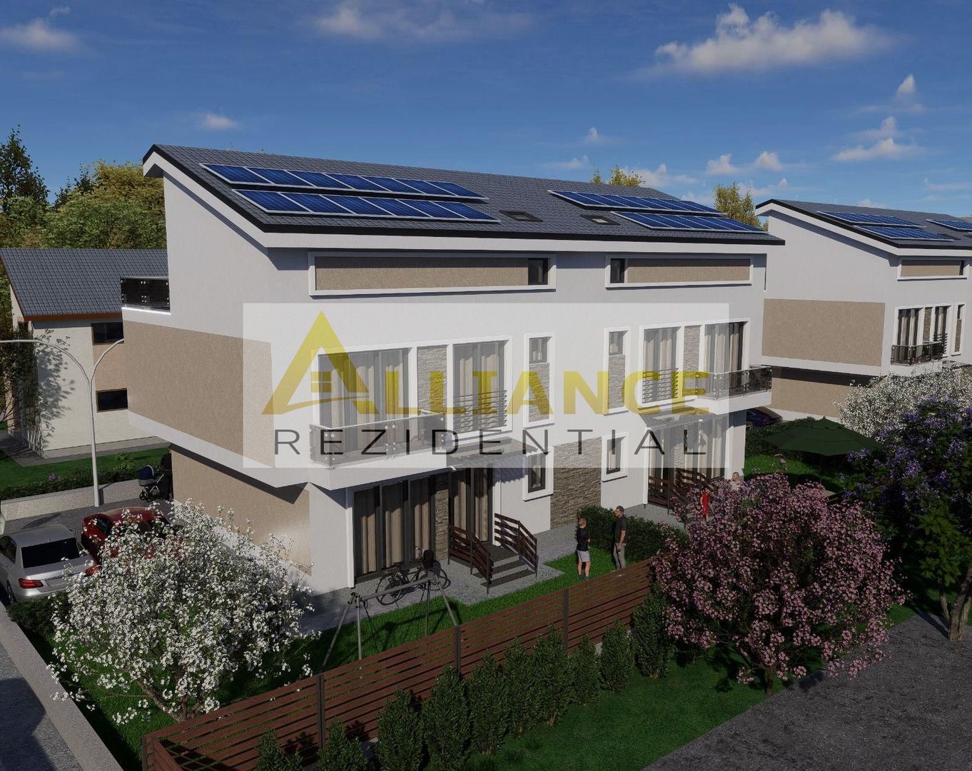 Popesti Leordeni-Duplex 5 camere - 4 bai-Terasa + Curte-250 MP - Poză 12