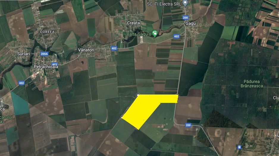 Teren 25.26ha Dascalu / DJ 200 - Poză 3