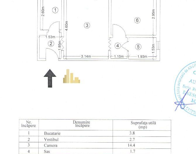 Vanzare Apartament cu 2 Camere Piata Progresul - Poză 12