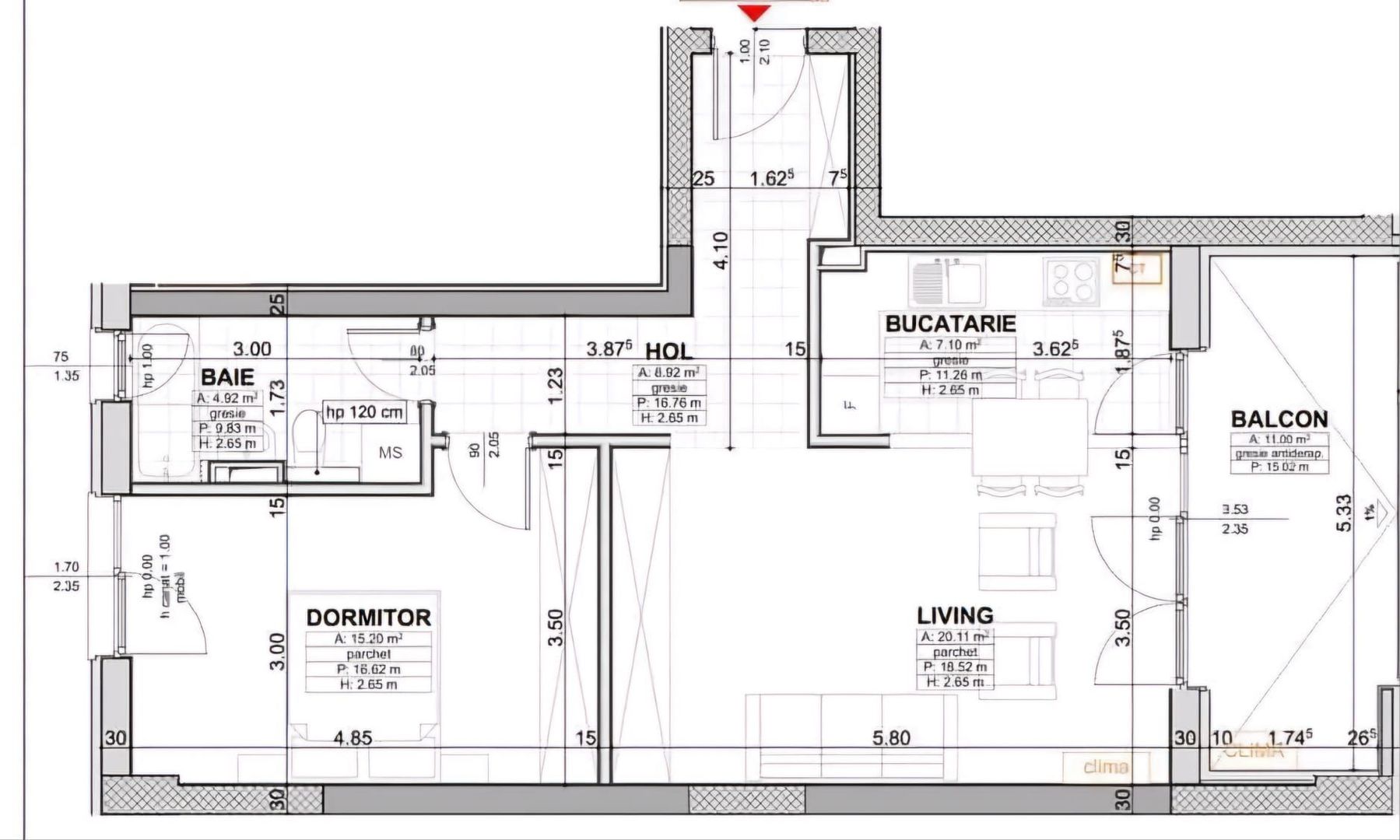 Apartament 2 camere zona Calea Aradului - Poză 2