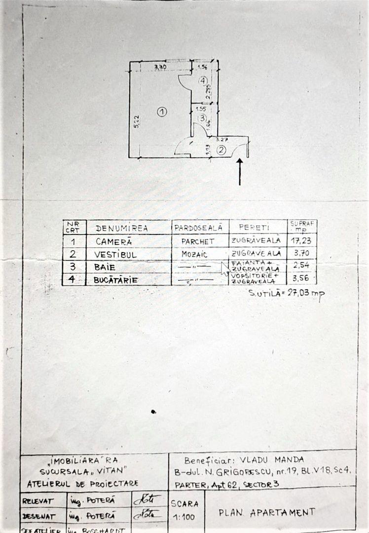 BRASADAS închiriază garsoniera la PARTER 27mp Grigorescu. - Poză 11