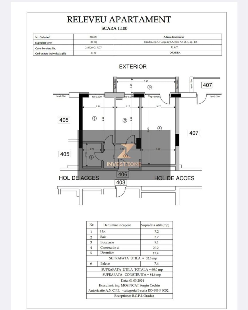 Vindem apartament 2 camere,in Prima Arena - Poză 4