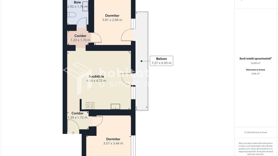 Apartament 3 camere, elegant amenajat, in Dumbrăvița- Kaufland - Poză 16