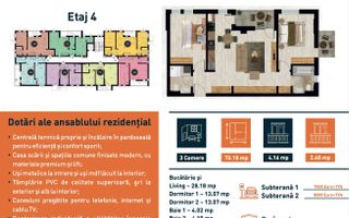 Ultimele apartamente disponibile, investitie sigura,  zona de top ! - Schiță 9