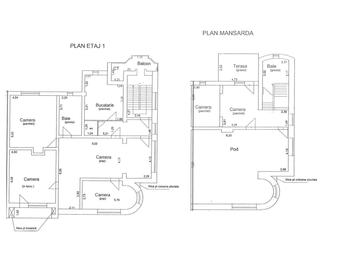 OPORTUNITATE | Apartament la Casa | 160 MP+Pod | Mehala | Comision 0% - Schiță 24