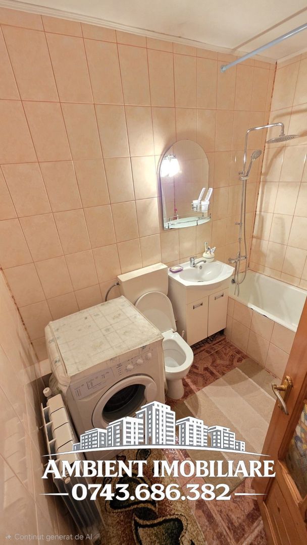 Apartament cu 2 camere, etaj 4, mobilat și utilat, VASLUI - zona ANA IPATESCU; - Poză 6