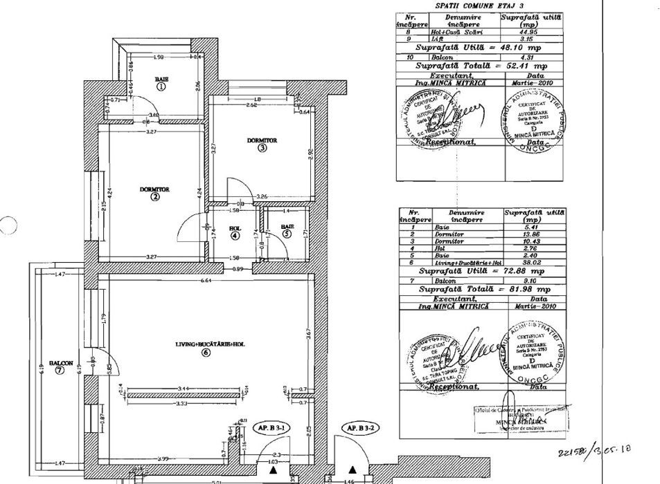 3 CAMERE || BANEASA-  ALEEA PRIVIGHETORILOR - Schiță 20