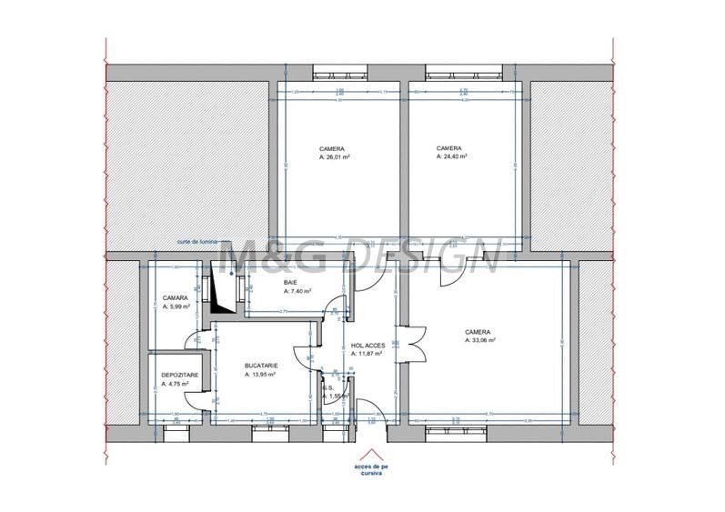 Apartament  4 camere Ultracental - Schiță 5