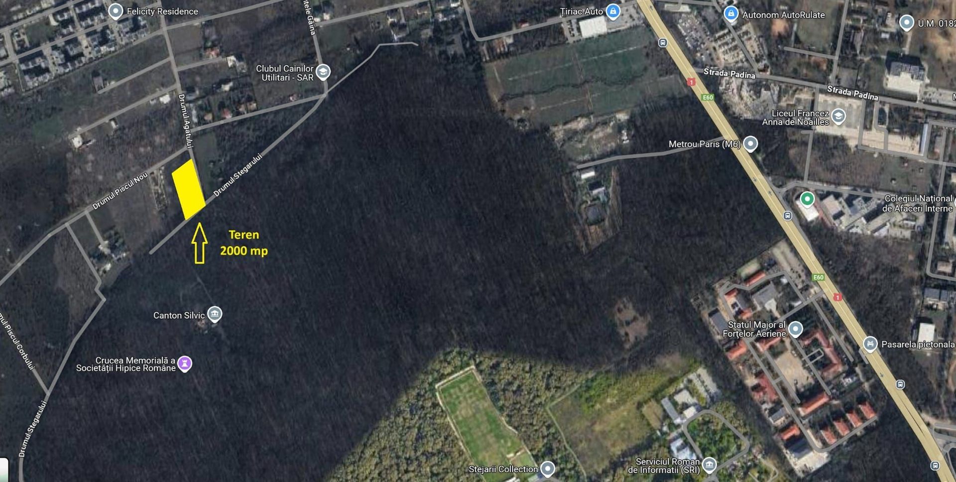 Teren premium de vanzare | 2.000 mp | Băneasa - Drumul Stegarului - Poză 3