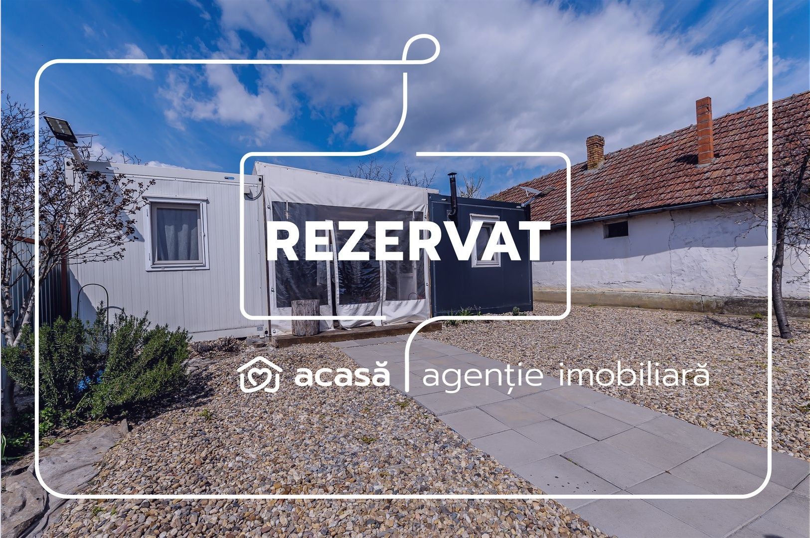 REZERVAT! Casa - tip container - Teren 1987 mp - Turnu - COMISION 0% - Poză 1