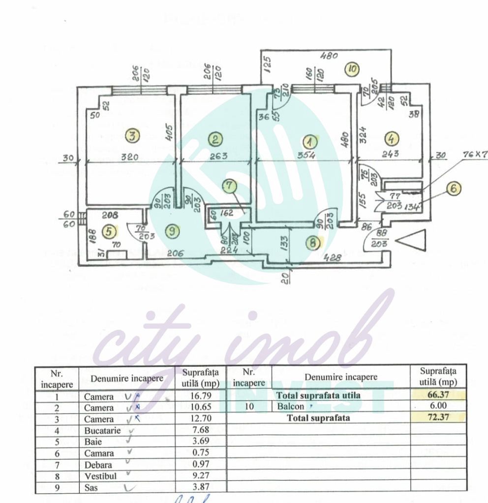 3 camere | 3 min Metrou Piața Victoriei | Complet renovat - Poză 10
