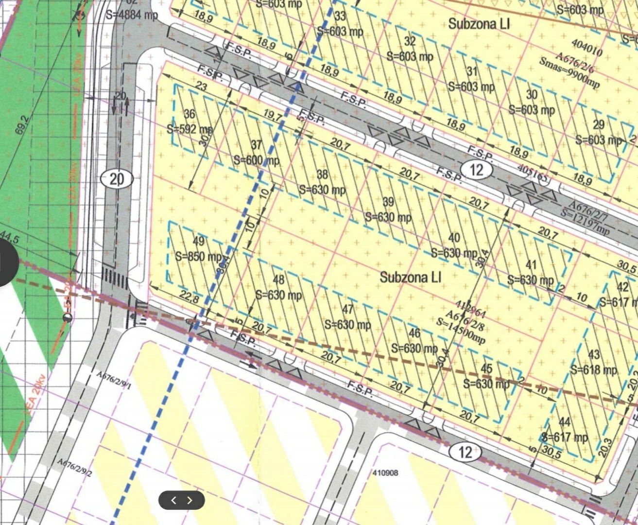 Chișoda | 630 mp | Front 20,7 ml | Zonă rezidențială | PUZ nou - Poză 1
