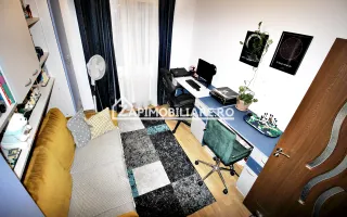Apartament 3 camere,2 bai,pivnită,70mp,cartier Tudor,mobilat - Poză 12