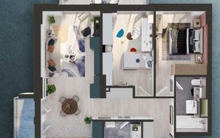 Apartament modern cu 2 camere în ansamblul exclusivist. Cluj-Napoca - Poză 7