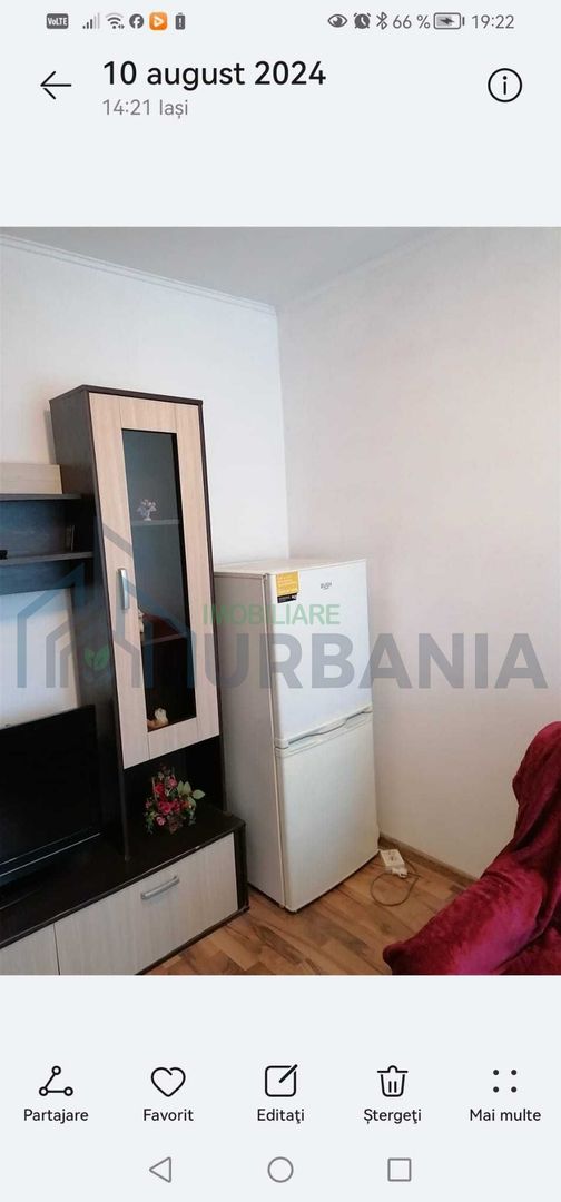 Garsonieră mobilată pentru închiriere în zona Alexandru cel Bun, lângă Liceul de Mecatronică - Poză 3