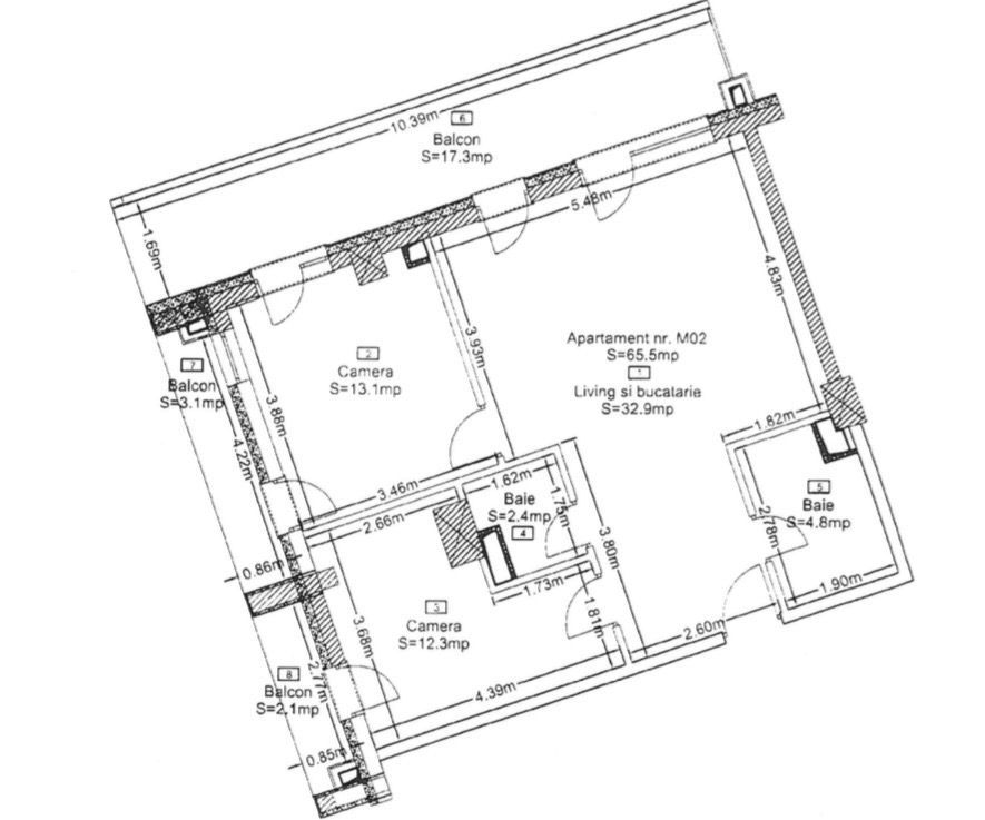 Apartament superfinisat | 3 camere | 2 băi | 3 balcoane | Wings - Poză 19
