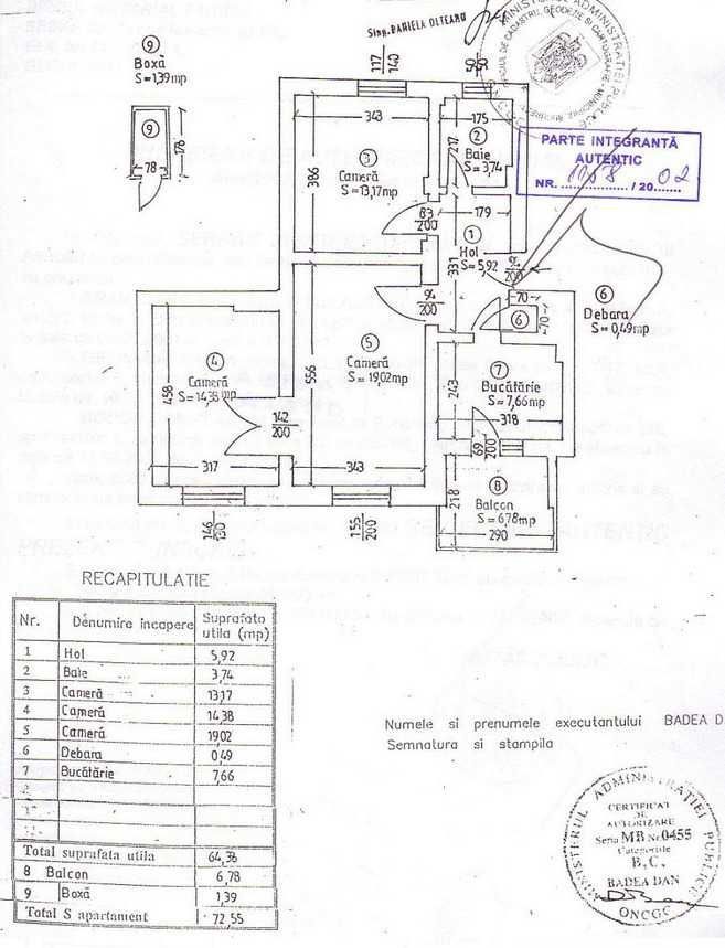 APARTAMENT 3 CAMERE | RENOVAT | FLOREASCA COMPOZITORII - Poză 7