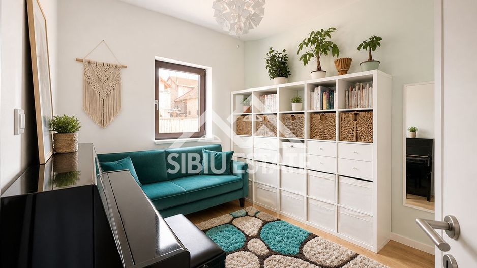 Duplex elegant cu 5 camere, 2 bai, curte in Cristian - Poză 6