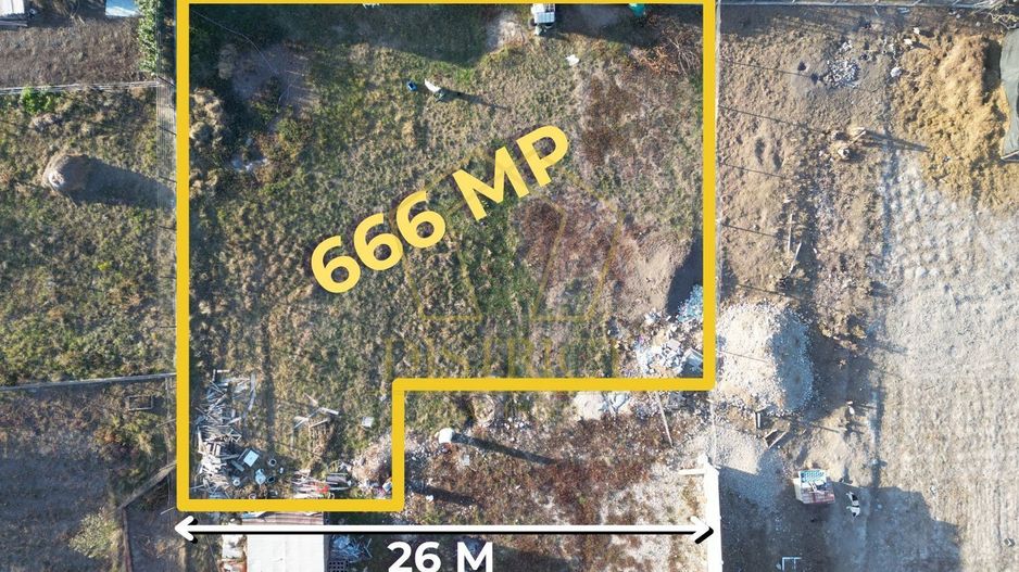 Teren 666mp cu autorizatie de duplex | Bucovat - Poză 2