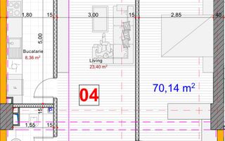 APARTAMENT 2 CAMERE | ICON RESIDENCE - Schiță 15
