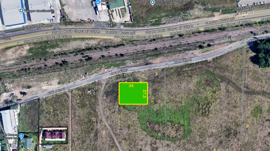 Teren 898mp dubla deschidere 59ml, Baneasa sector 1, Greenfield - Poză 1